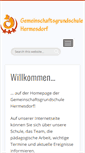 Mobile Screenshot of ggshermesdorf.de